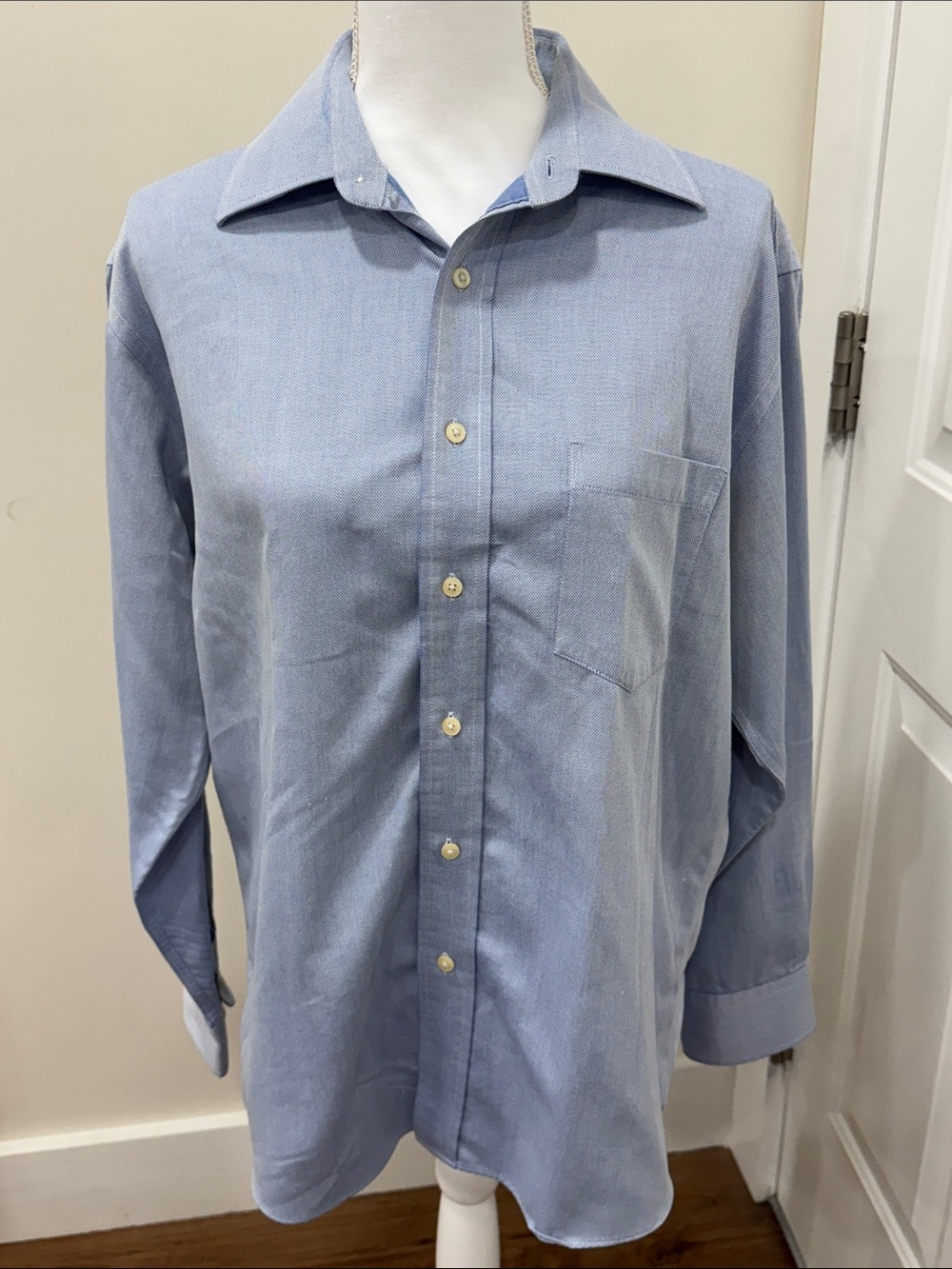 Duck Head Light Blue Long-Sleeve Button Shirt